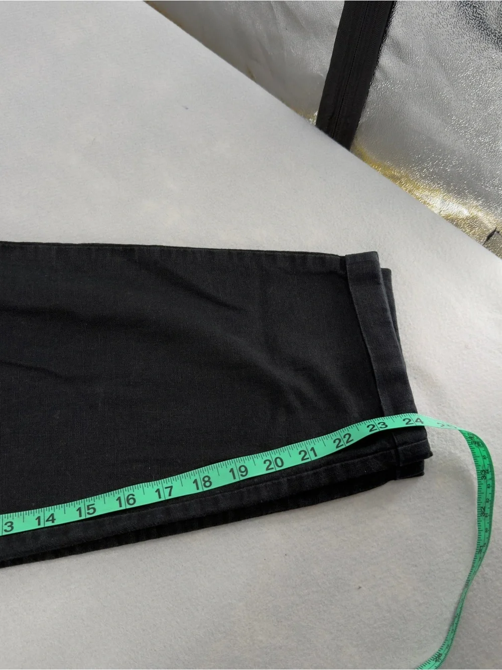 J.Crew Black Linen Blend Pants Sz 6 Womens